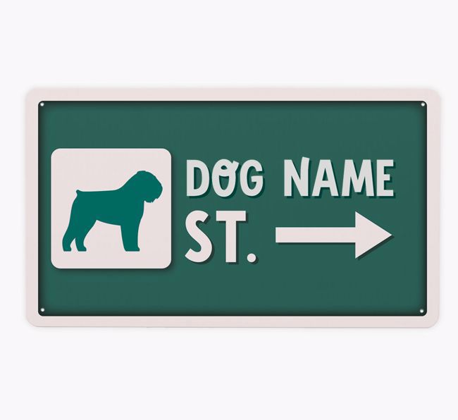 Street Sign: Personalized {breedFullName} Metal Sign